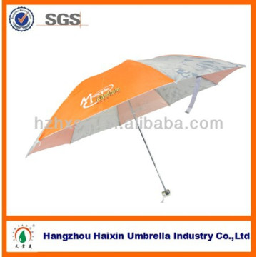 Paraguas del doblez de sombrilla al aire libre con toldo Manual de Logo impreso